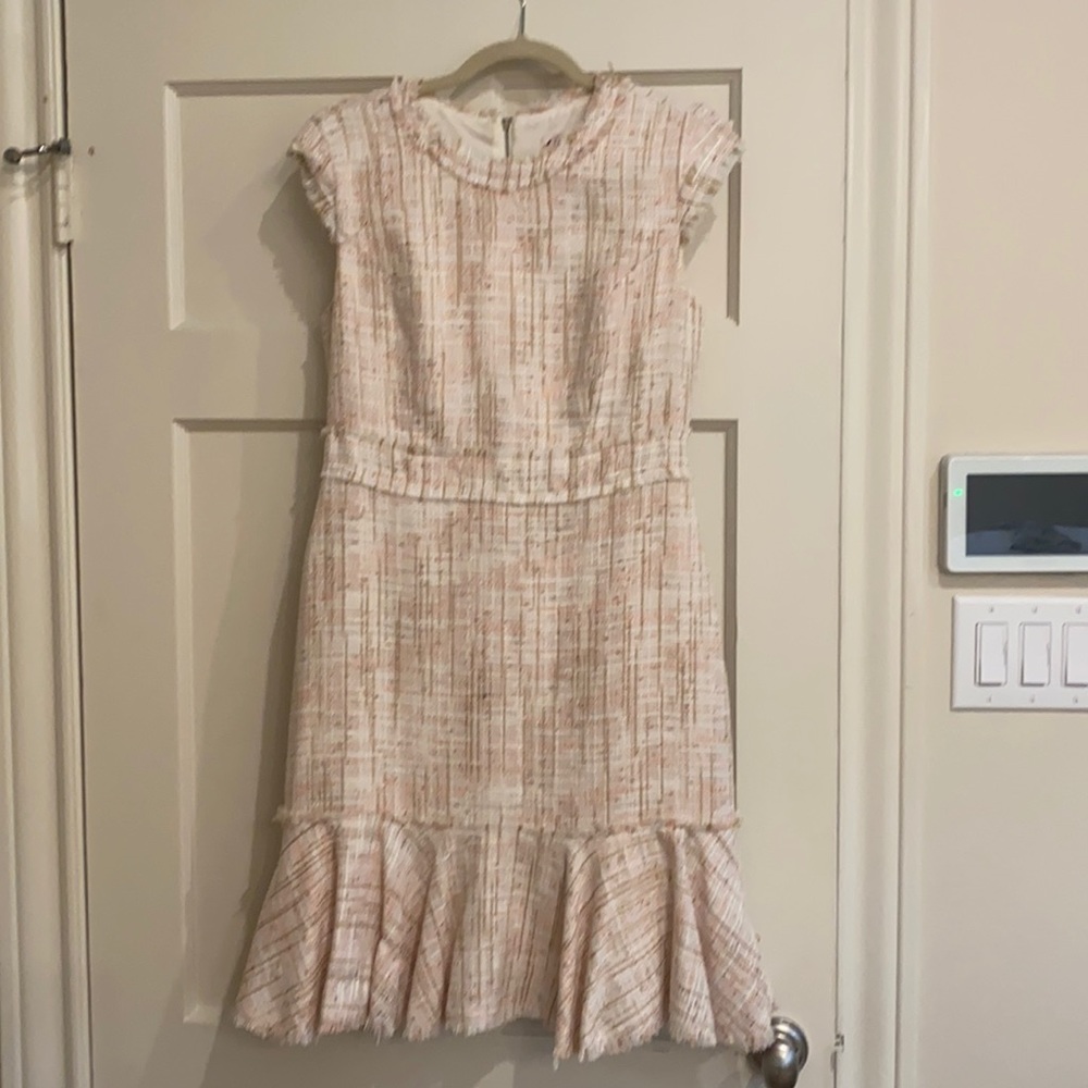Nanette Lepore pink Chanel-style dress